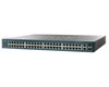 Switch 48 ports 10/100 Mbps Administrable niveau 2 + 4 ports 10/100/1000 Mbps
En association avec les téléphones VoIP Cisco Small Business SA500, le switch ESW 520 améliore votre réseau téléphonique.connectez de nombreux ordinateurs et périphériques à votre réseau. Les 48 ports 10/100 Mbps sont secondés par 4 ports Gigabits.