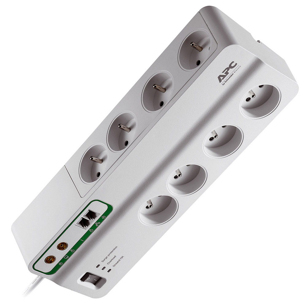 Performance SurgeArrest 8 sorties avec protection de téléphone et coxiale, 230 V, PMF83VT-FR