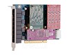 Carte de Voie Modulaire 8 Ports PCI 8 x Réseau RJ-45  8 x FXO Carte Plug-in 1TDM808EF
