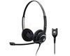 Micro-casque professionnel filaire binaural avec connecteur Easy Disconnect 504402