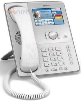 Téléphone professionnel pour VoIP PoE (2 ports Ethernet) 870