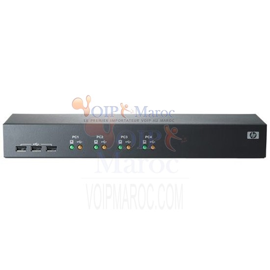 Console KVM HP - 0 x 1 x 4 ports USB/PS2 G2 AF611A
