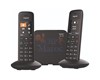 Téléphone sans Fil ECO-DECT Duo Noir C570 Duo