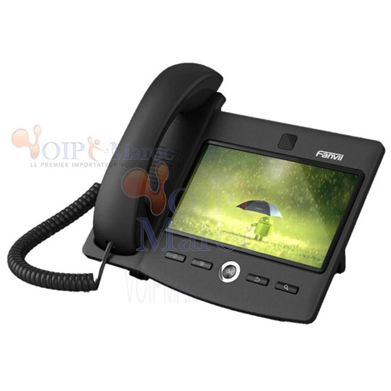 Téléphone Vidéo IP a écran couleur tactile 7" TFT LCD , OS Android 4 ICS D600