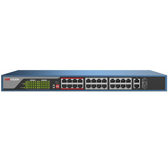 Switch PoE+ à 24 Ports 100Mbps Non Géré DS-3E0326P-E