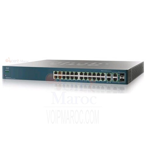 Commutateur switch Ethernet 24 ports RJ45 10/100 Mbs POE ESW-520-24-K9