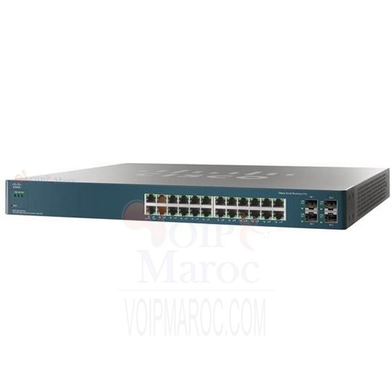 Switch 24 ports 10/100/1000 Mbps Administrable niveau 2 PoE ESW-540-24P-K9
