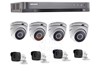 1 DVR Turbo + 4 Caméras Dôme Turbo HD + 4 Caméras 3MP Bullet