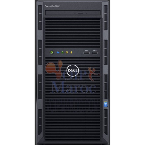 Serveur tour PowerEdge T130 E3-1220V5 3.0GHz 1 TB 4 GB RAM PET130-E3-1220-V5A