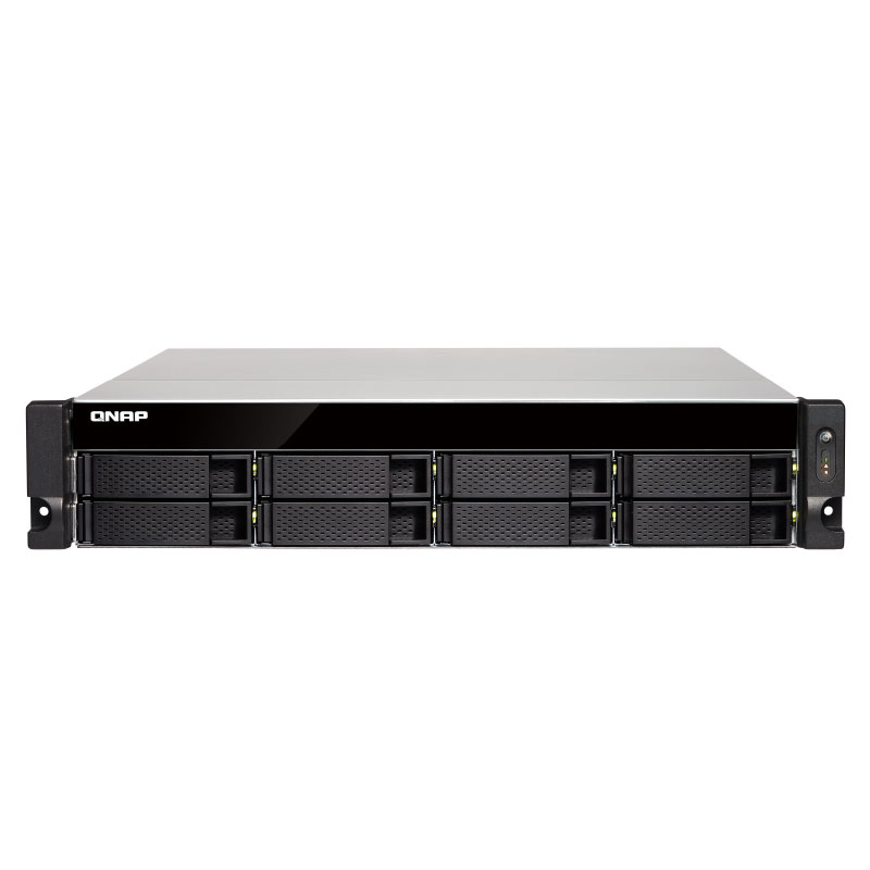 Serveur NAS professionnel 8 baies 4 Go RAM Alpine AL-324 Quad-Core 1.7 GHz et alimentation redondante (sans disque dur) TS-832XU-RP-4G