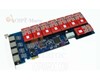 Card Asterisk support 16 analog lines with PCI Express 1 ZA16E