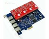 Card Asterisk 4 analog lines with PCI  Express 1 ZA4E