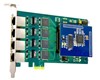 Carte E1 a 4 avec Carte Echo Canceling port Pour Asterisk ISDN PRI Digital Interface Card
Carte E1 the Dual channel ISDN PRI cards with hardware for 60 calls detection connectivity to your linux machine can han. It comes with fully GPled drivers for the linux 2.4.X and 2.6.X kernels. The E1 PRI port can be configured for CPE
