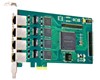 Carte E1 a 4 port Pour Asterisk ISDN PRI Digital Interface
Carte E1 the Dual channel ISDN PRI cards with hardware for 60 calls detection connectivity to your linux machine can han. It comes with fully GPled drivers for the linux 2.4.X and 2.6.X kernels. The E1 PRI port can be configured for CPE