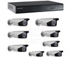 1 DVR 8CH TURBO HD + 8 CAMERAS TURBO HD VARIFOCAL