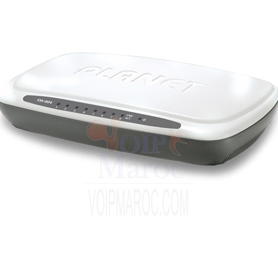 Switch 8-Port 10 / 100Mbps Bureau Fast Ethernet SW-804