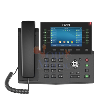 Telephone IP Entreprise a 20 comptes SIP Ecran Couleur 5" WiFi Bluetooth intégré avec BLF 60 buttons Gigabit.