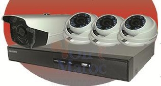 PACK DVR 04CH + 04 CAMERAS HD 2MP