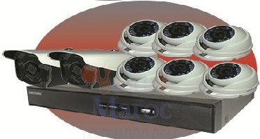 PACK DVR 08CH + 08 CAMERAS HD 2MP