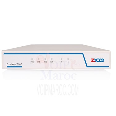 IP PBX Système Téléphonique  Unifié 2 FXO support de 100 poste et 50 appelés simultané