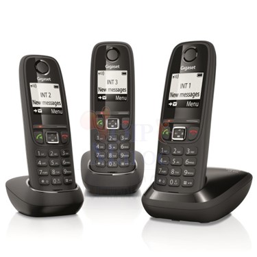 Gigaset AS405 Trio Grand Ecran Mains Libres