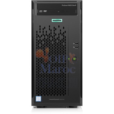Serveur HP HPE ML10G9 Processeur Intel Xeon E3-1225v5 Quad-Core 3.30GHz