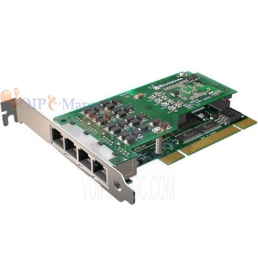 carte de 4 ports T2/E1, bus PCI 3,3V/5V.