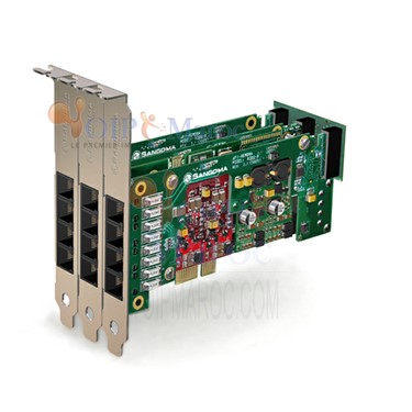 Carte Analogique PCIe 12 Port FXO/FXS