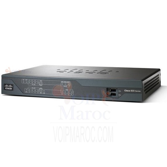 Routeur 887 ADSL2/2+ Annex A With 3G - DSL/Modem Cellulaire CISCO887G-K9