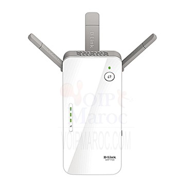 Point d'accès / Répéteur Wi-Fi Bi-bande AC 1750 3 Antennes Externes Mural