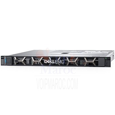 Serveur Rackable PowerEdge R340 E-2124 2*8GB 2*600GB PERC H330