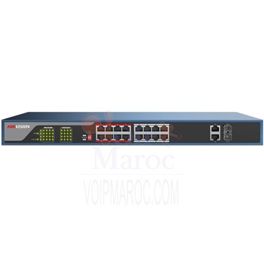 Switch PoE+ à 16 Ports 100Mbps Non Géré