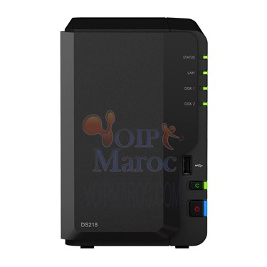 Barebone Serveur NAS 2 Baies avec Transcodeur 4K