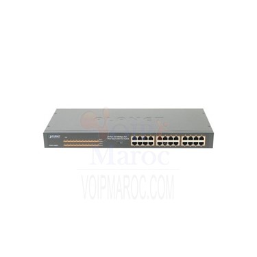 Switch Web Smart Ethernet 24 Ports 10/100 (PoE)