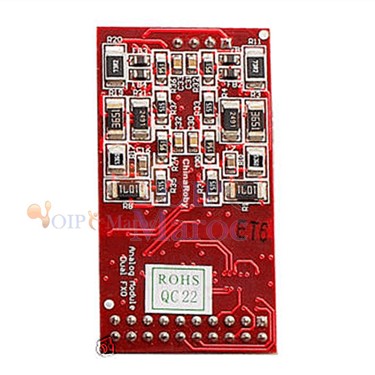 Asterisk card X1600P card to terminate analog telephone lines (POTS).