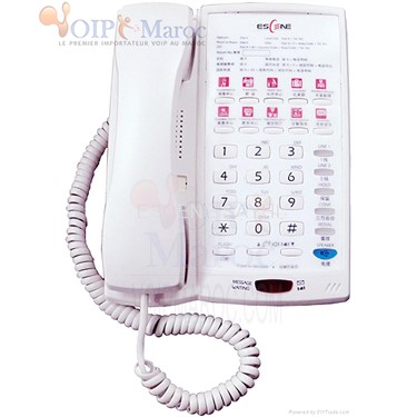 Téléphone IP pour les Chambres d'hôtel