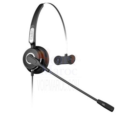 Casque  Filaire avec Annulation de Bruit pour Téléphone IP Fanvil Mono