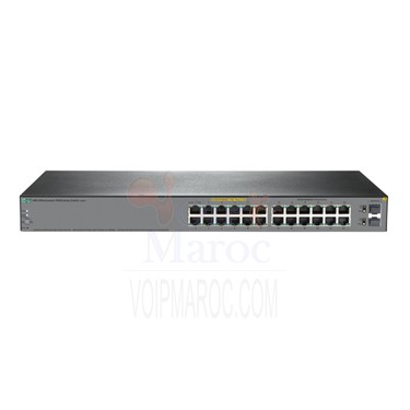 Switch Administrable HPE OfficeConnect 1920S 24 ports 10/100/1000 2SFP PoE+ 185W