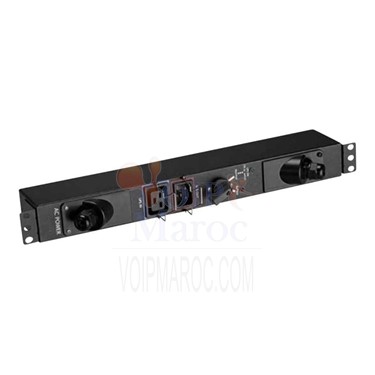 HotSwap MBP Bypass switch (rack-montable) CA 220-240 V 3000 VA connecteurs de sortie 2 19"