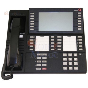 Téléphone analogique Lucent avec afficheur et 20 Boutons programmable