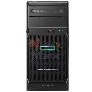 HPE ML30 Gen10 Serveur Tour 4U 1 Voie 1x Xeon  Quad-Core E-2134 8SFF