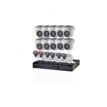 DVR 16 CH + 10 CAMERA MINI DOME + 6 CAMERA BULLET TURBO HD