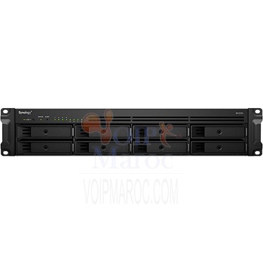 RackStation Serveur NAS 8 Baies Intel Quadruple Core à 2.4 GHz 2 Go Ram