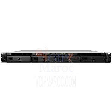 RackStation Serveur NAS 4 Baies Rack 1U 2 Go RAM Alimentation Redondante