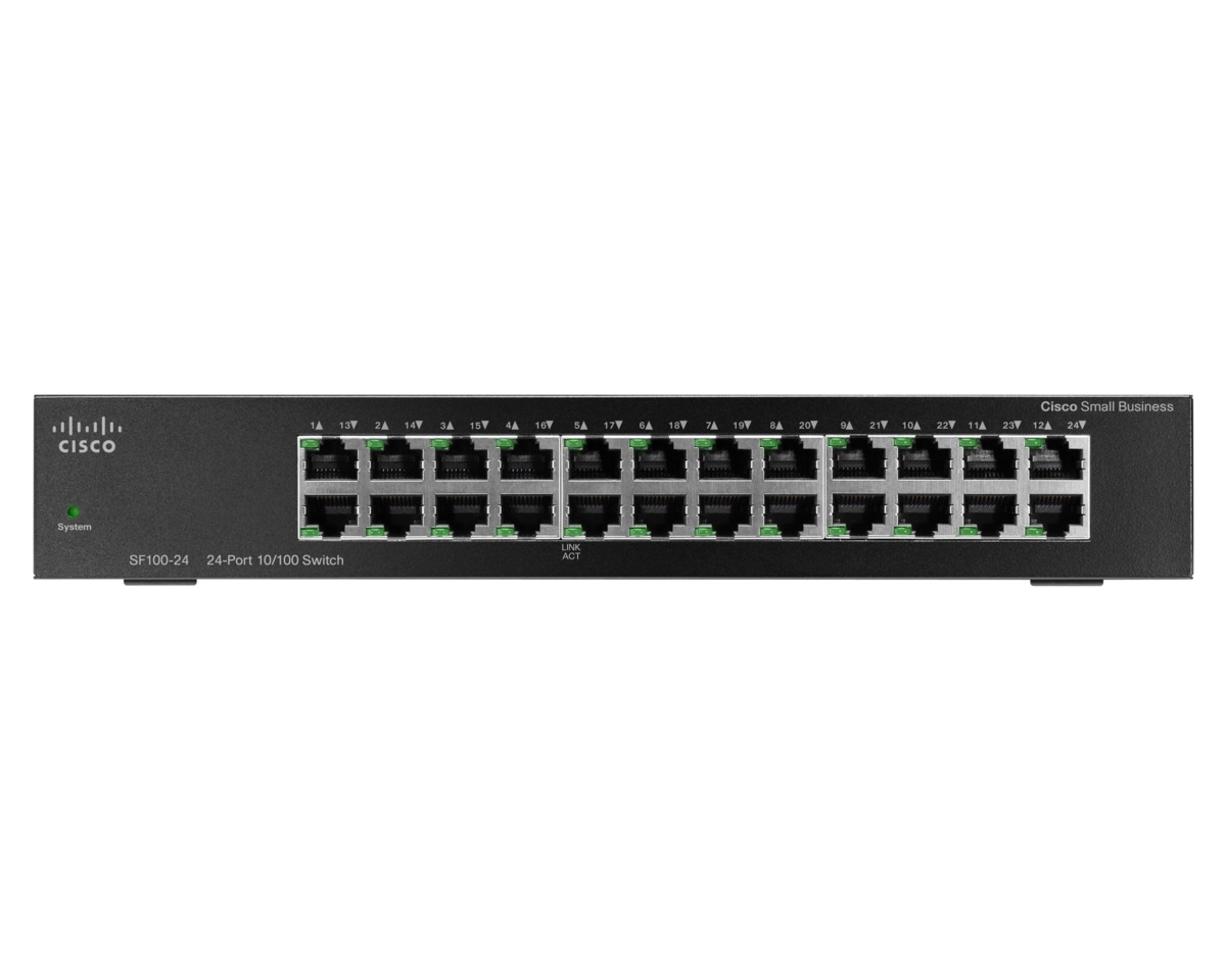 Switch Small Business 24 ports 10/100 rackable non géré SF110-24-UK