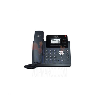 Téléphone IP Gigabit avec trois lignes et voix HD