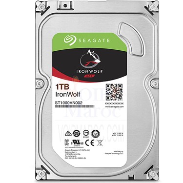 Disque Dur 3.5" 1 To 5900 RPM 64 Mo Serial ATA 6 Gb/s pour NAS