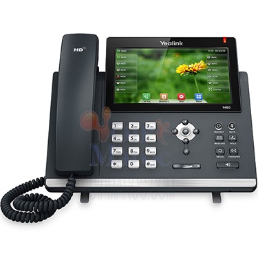 Téléphone IP 2 Ports Gigabit PoE jusqu'à 16 Comptes 7" HD sans Alimentation