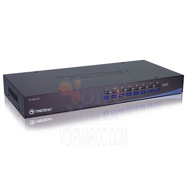Swich KVM 8 Ports PS2 19"