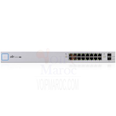 Switch uniFi Gigabit 16 ports 10/100/1000 Mbps PoE+ et 2 ports SFP